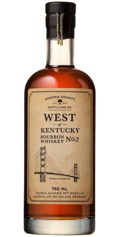 Sonoma County West of Kentucky No. 2 Bourbon Whiskey