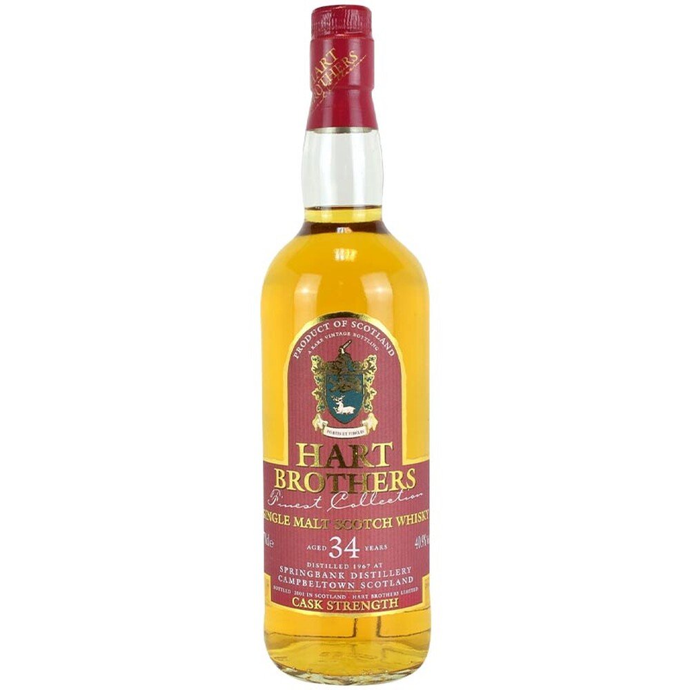 Springbank Hart Brothers 34 Year Old 1967 Cask Strength Single Malt Scotch Whisky