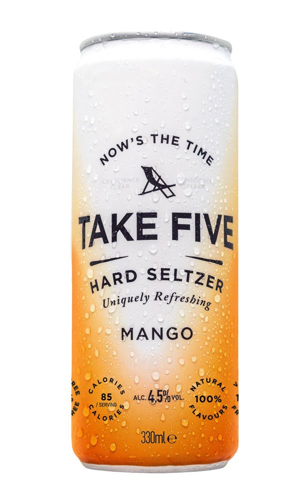 TAKE FIVE Mango Hard Seltzer 12-Pack