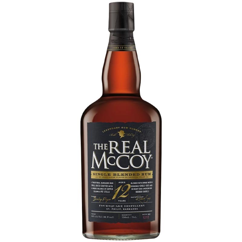 The Real McCoy 12 Year Old Prohibition Tradition Rum
