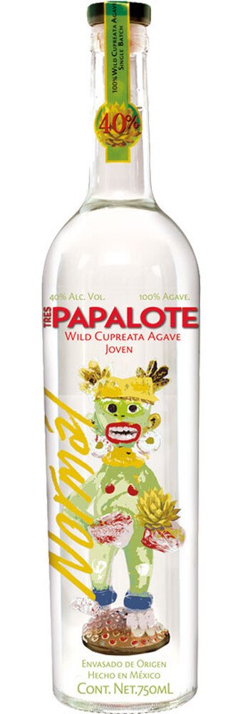 Tres Papalote Wild Cupreata Agave Joven Mezcal