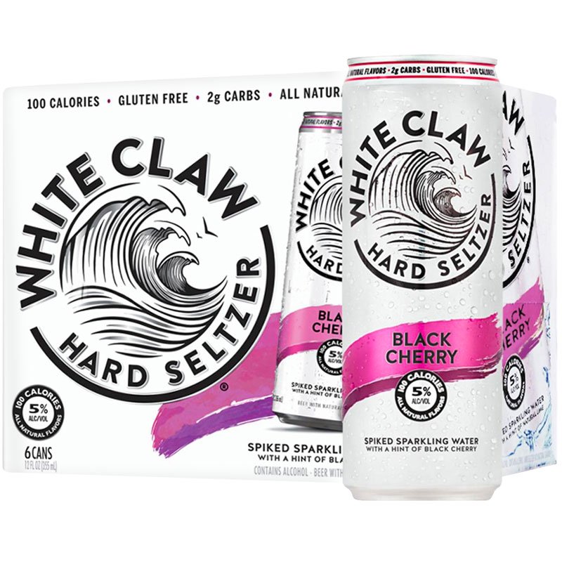 White Claw Black Cherry Hard Seltzer 6-Pack