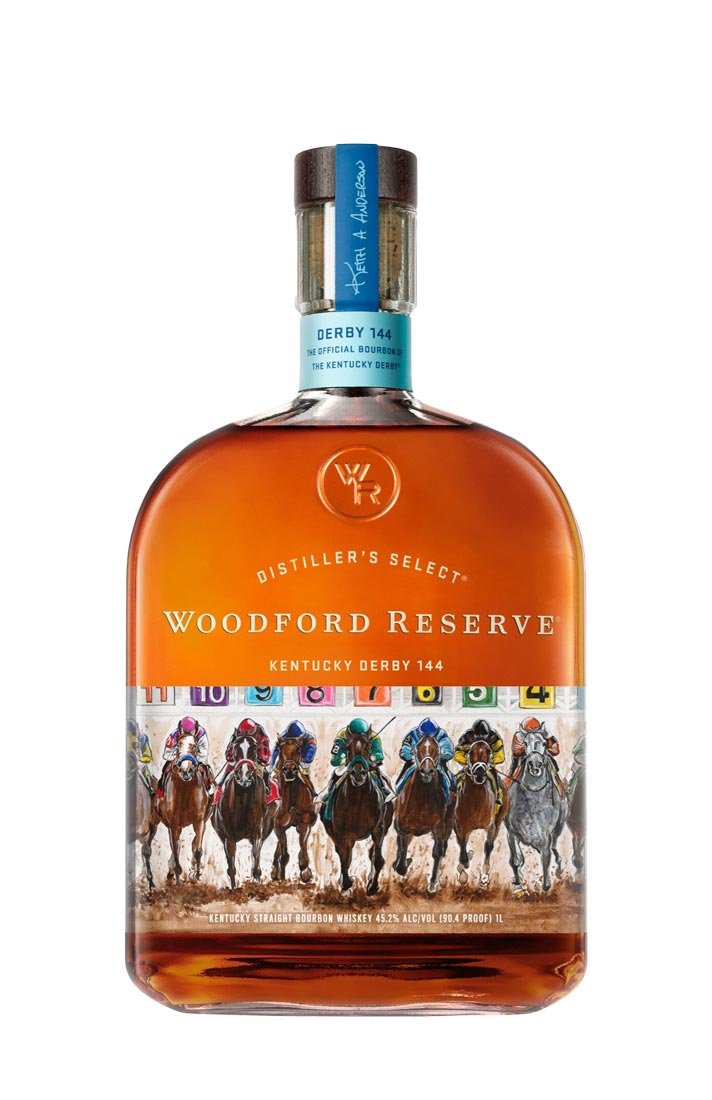 Woodford Reserve Kentucky Derby 144 Limited Edition Bourbon Whiskey (1L)
